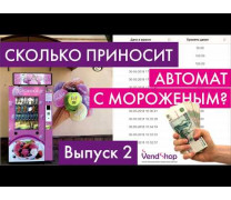Сколько денег приносит торговый автомат по продаже мороженого? В