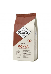Кофе в зернах Poetti Daily Mokka 1000 г.. Кофе в зернах Poetti Daily Mokka 1000 г..