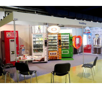 Стенд производителя торговых автоматов VendShop на выставке Vend