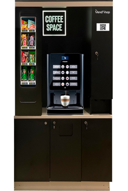 Кофейня самообслуживания COFFEE SPACE с модулем для снеков S..
