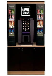 Кофейня самообслуживания COFFEE SPACE с модулем для снеков S..