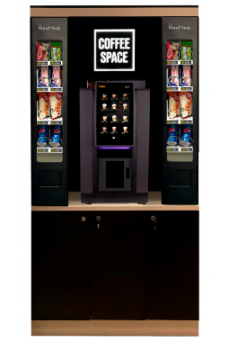 Кофейня самообслуживания COFFEE SPACE с модулем для снеков S..