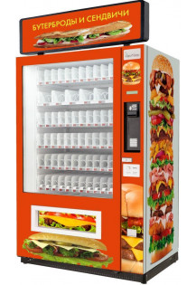Торговый автомат по продаже бутербродов и сэндвичей SM VENDO..